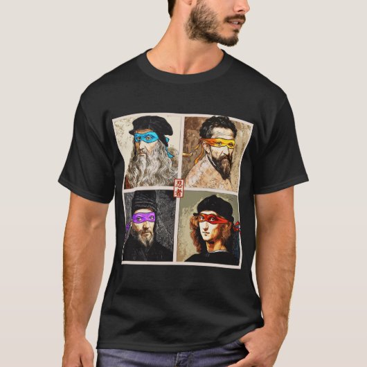 Renaissance-Ninja-Meister-Geschenk T-Shirt (Vorderseite)