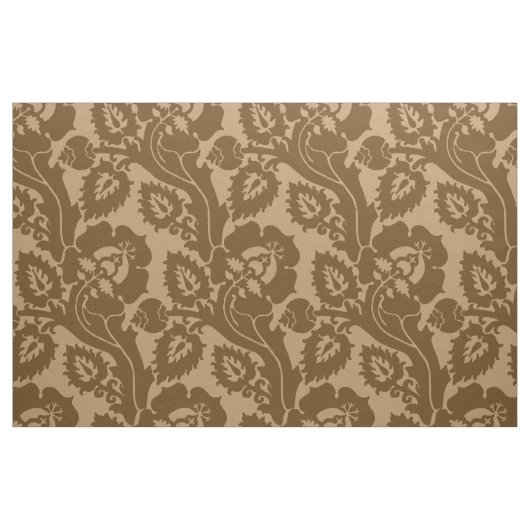 Renaissance Oblique Floral, Burnt Caramel Stoff (Fat Quarter (45,7 x 55,9 cm))