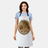 Renaissance Painting Parody Man Eating Sushi Schürze (Getragen)