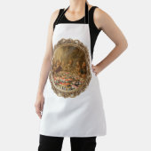 Renaissance Painting Parody Man Eating Sushi Schürze (InSitu)