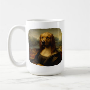Renaissance-Porträt-inspirierte Golden-Retriever-K Kaffeetasse