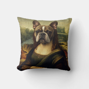 Renaissance-Porträt-inspirierte Pug-Kunst Klassi Kissen