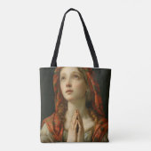 Renaissance Praying Girl Tasche (Rückseite)