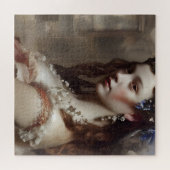 Renaissance Princess AI generierte Fantasiekunst Puzzle (Horizontal)