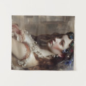 Renaissance Princess AI generierte Fantasiekunst Wandteppich (Vorderseite (Horizontal))