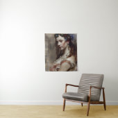 Renaissance Princess AI generierte Fantasiekunst Wandteppich (Beispiel)