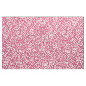 Renaissance-rosa und weißer Blumendamast Stoff (Yard (91,4 cm))