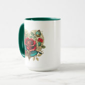 Renaissance-Rose Tasse (Vorderseite Links)