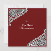 RENAISSANCE, rot Einladung (Rückseite)