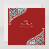 RENAISSANCE, rot Einladung (Rückseite)