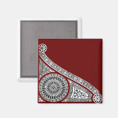 RENAISSANCE rot Magnet (Vorderseite/Rückseite)