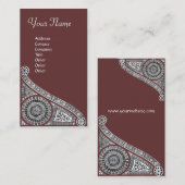 RENAISSANCE Rot Visitenkarte (Vorne/Hinten)