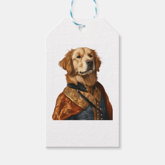 Renaissance Rover � Hund der klassischen Kunst Geschenkanhänger (Vorderseite)