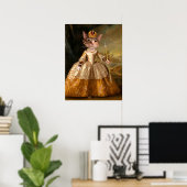 Renaissance Royal Pet Porträtmalerei von Milly M Poster (Heimbüro)