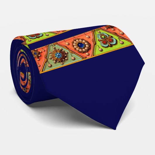 Renaissance-Schmuckdruck Krawatte (Gerollt)