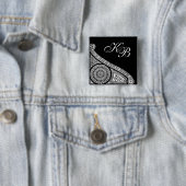 RENAISSANCE Schwarz-weiße Architektur Button (Beispiel)