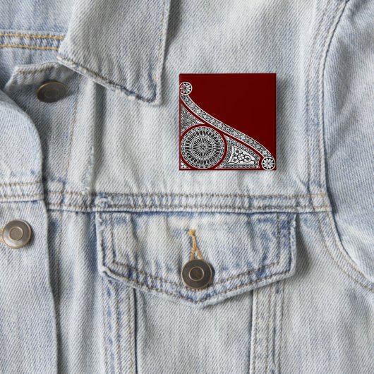 RENAISSANCE Schwarz-weiße Architektur Button (Beispiel)