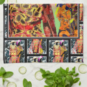 "Renaissance-Strahlung" Geschirrtuch (Gefaltet)