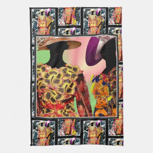 "Renaissance-Strahlung" Geschirrtuch (Vertikal)