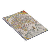 Renaissance Style Europe Map Notebook Notizblock (Rechte Seite)