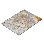 Renaissance Style Europe Map Notebook Notizblock (Linke Seite)