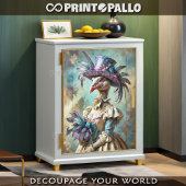 Renaissance style painting: Victorian Lady Turkey  Seidenpapier