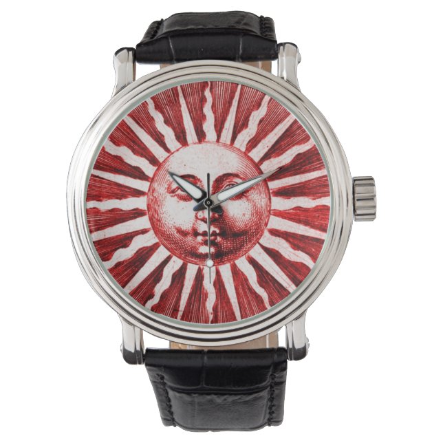 Renaissance Sun 15 Jahrhundert Armbanduhr (Vorderseite)