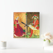 RENAISSANCE TAROTS / MAGIKANISCHE UND KUPPENQUEEN QUADRATISCHE WANDUHR (Zuhause)