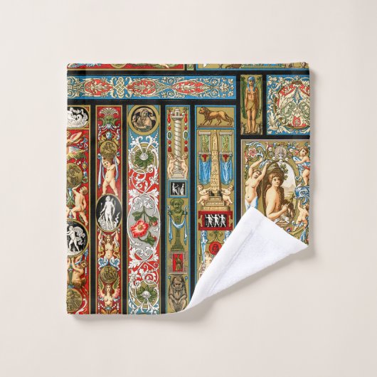 Renaissance-Themen Textilien und Stoffe Badhandtuch Set (Waschlappen)
