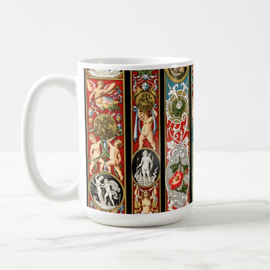 Renaissance-Themen Textilien und Stoffe Kaffeetasse (Links)