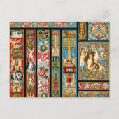 Renaissance-Themen Textilien und Stoffe Postkarte (Vorderseite)