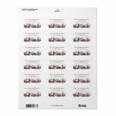 Renaissance-TiergrabElefanten, Rhino Adressaufkleber (Vorne)