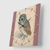 RENAISSANCE TIERZEICHNUNGEN / DAS EIGENTUM QUADRATISCHE WANDUHR (Winkel)