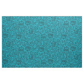 Renaissance-Türkis-Blumendamast Stoff (Yard (91,4 cm))