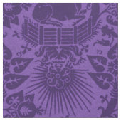 Renaissance Unicorn Garden, Amethyst Stoff (Nahaufnahme)