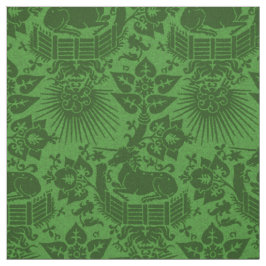 Renaissance Unicorn Garden, Emerald Stoff