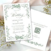 Renaissance Verzierte Blumenfeier Grüne Hochzeit