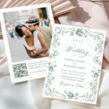 Renaissance Verzierte Blumenfeier Grüne Hochzeit