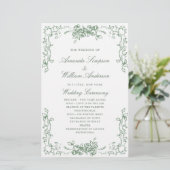 Renaissance Verzierte Grüne Hochzeit (Stehend Vorderseite)