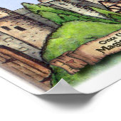 Renaissance Village Painting Poster (Ecke)