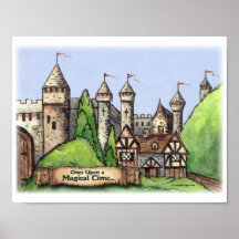 Renaissance Village Painting