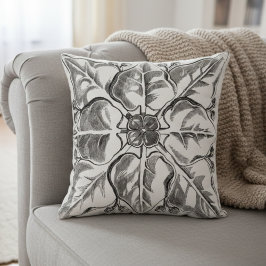 Renaissance-Wurfkissen Künstlerische Blume Kissen