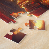 Renaissance-Zauberer am Schreibtisch Antike Studie Puzzle (Seite)