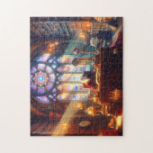 Renaissance-Zauberer am Schreibtisch Antike Studie Puzzle (Vertikal)