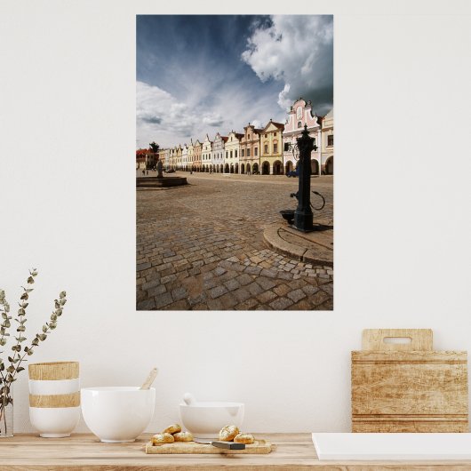 Renaissancehäuser Poster (Küche)