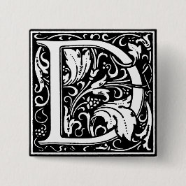 Renaissancestil Alphabet Letter D - Button