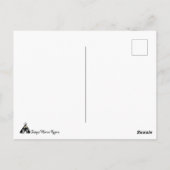 Renar på fjäll vinter postkarte (Rückseite)