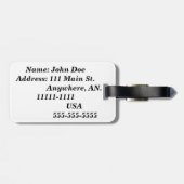 Renard (französisch für Fuchs) Gepäckanhänger (Rückseite horizontal)