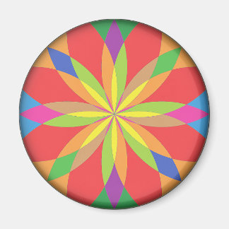 RenascencePub Bright Vibrant Colors Kühlschrankmag Magnet