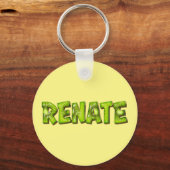 Renate Name Kiwi Design Schlüsselanhänger (Vorderseite)